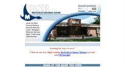 Desktop Screenshot of mayvillesavings.com